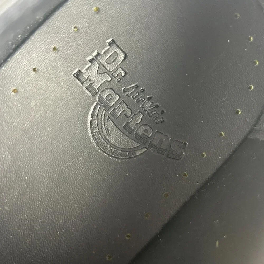 Dr Martens 1461 Stud Leather Oxford Shoes Womens 7 Black Silver Studded Spikes - Picture 8 of 10